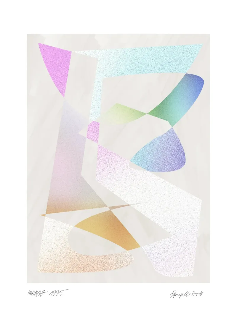 Simple Art Line No 10 poster da treechild