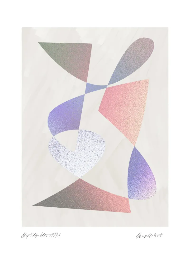 Simple Art Line No 11 poster da treechild
