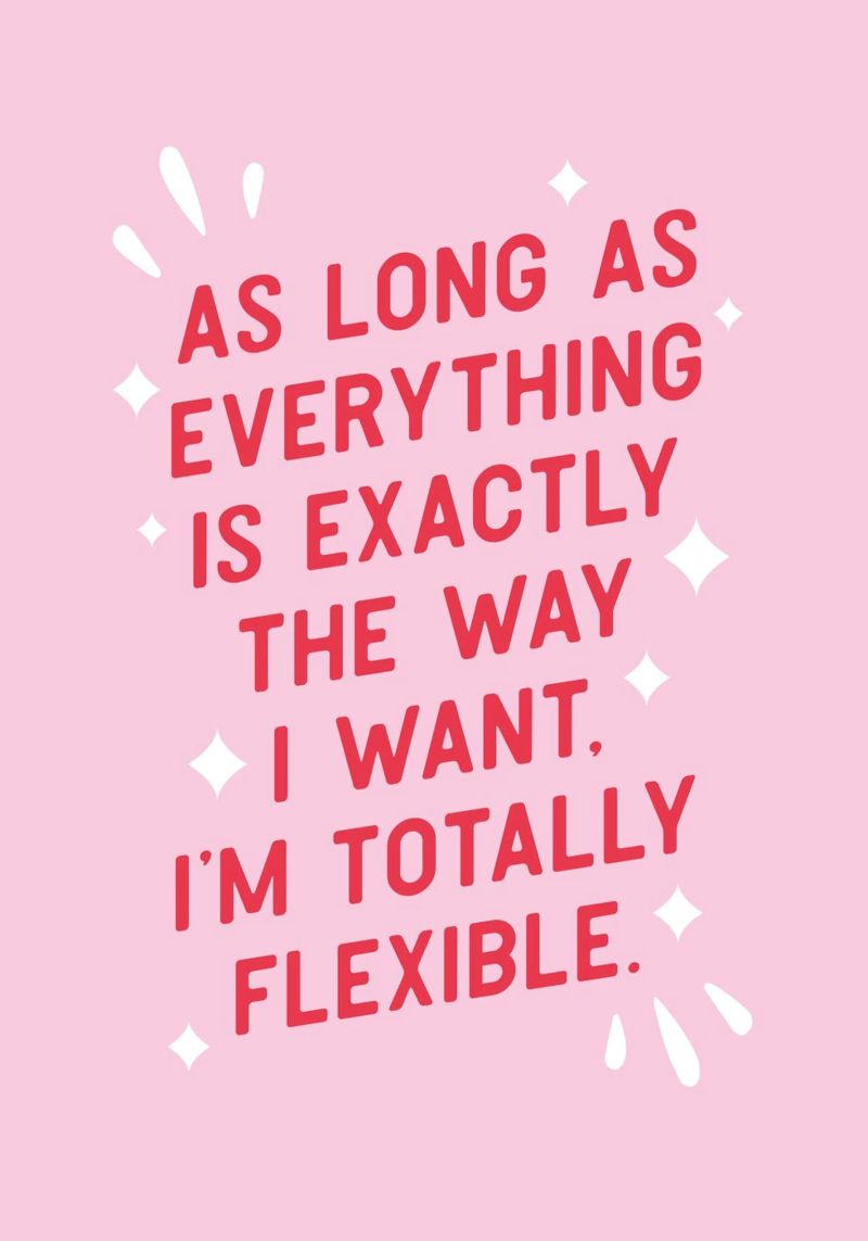 As Long as Everything is Exactly The Way I Want... Gilmore poster by Lolly & Roobs