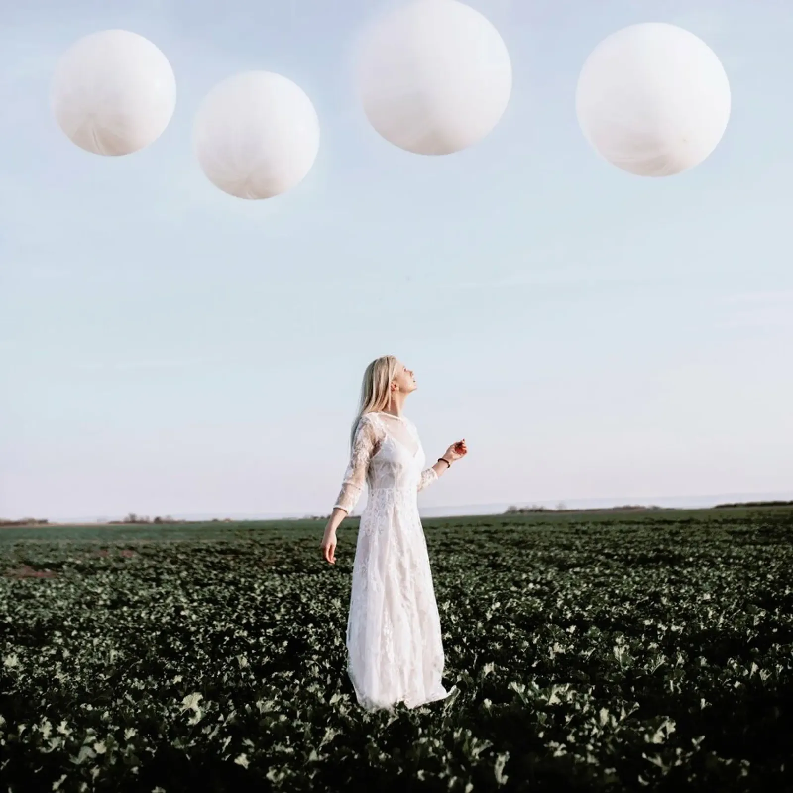White Dress acrylic glass by Jovana Rikalo