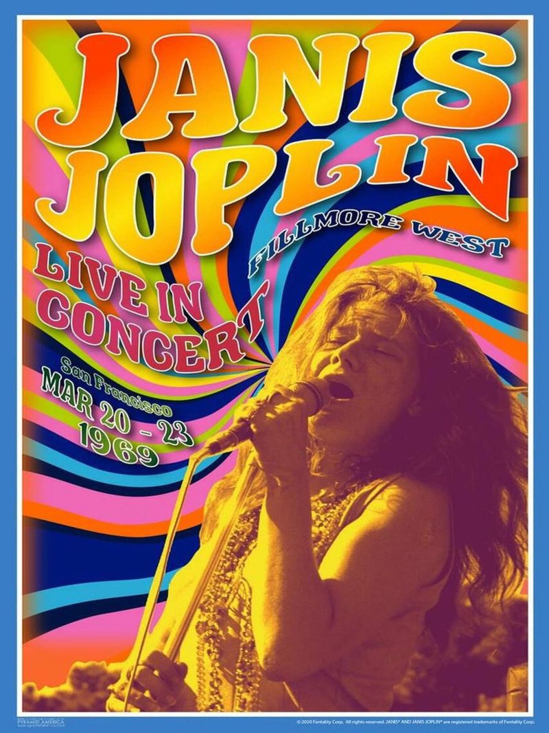 live concert janis joplin 1967 Poster poster de SoundStudio