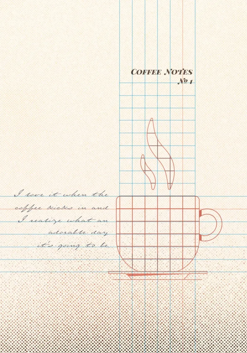 Caffee Notes Nr. 01 carta hahnemühle da lazydaypaper
