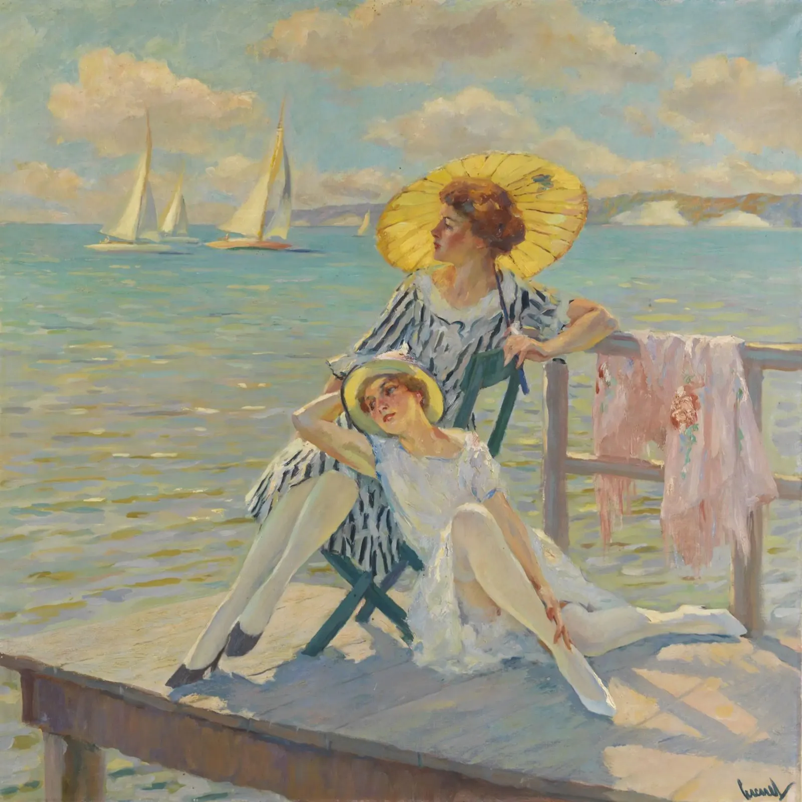 Edward Cucuel - Nel sole pellicola backlit da ARTOTHEK