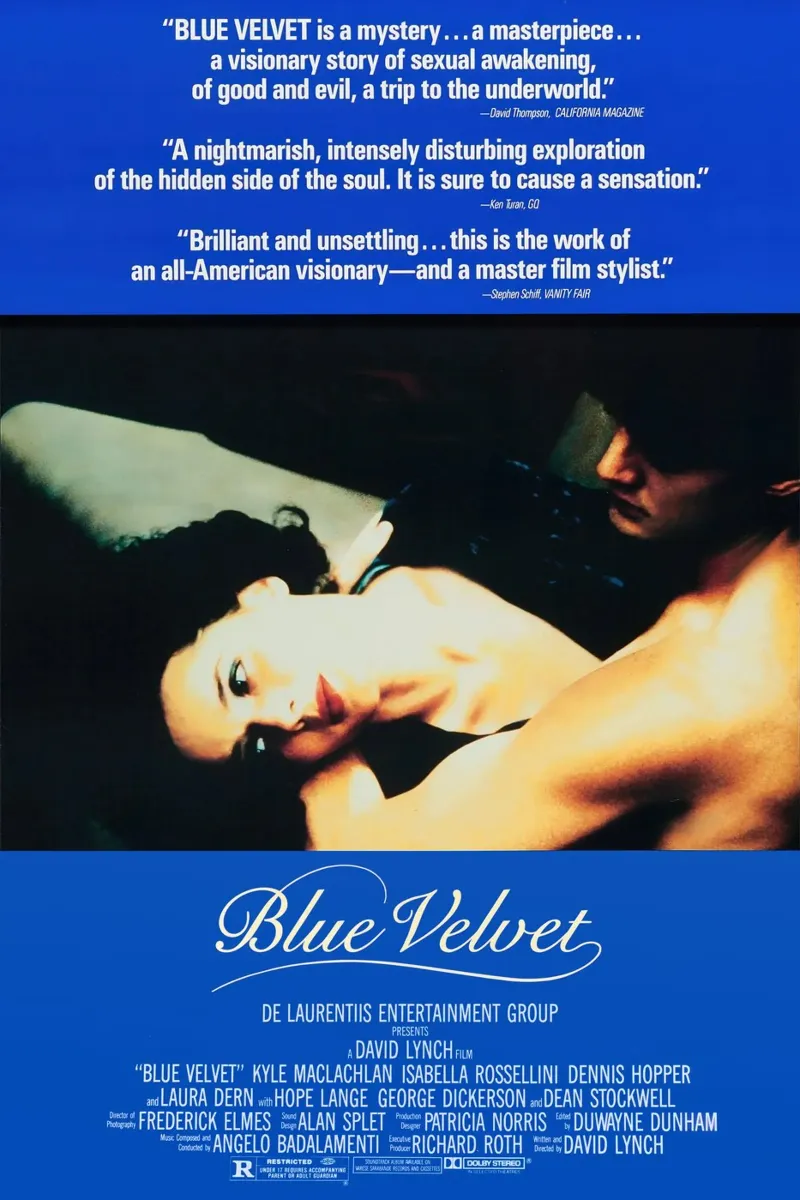 Blue Velvet Movie, David Lynch carta hahnemühle da Attaboy Dsgn