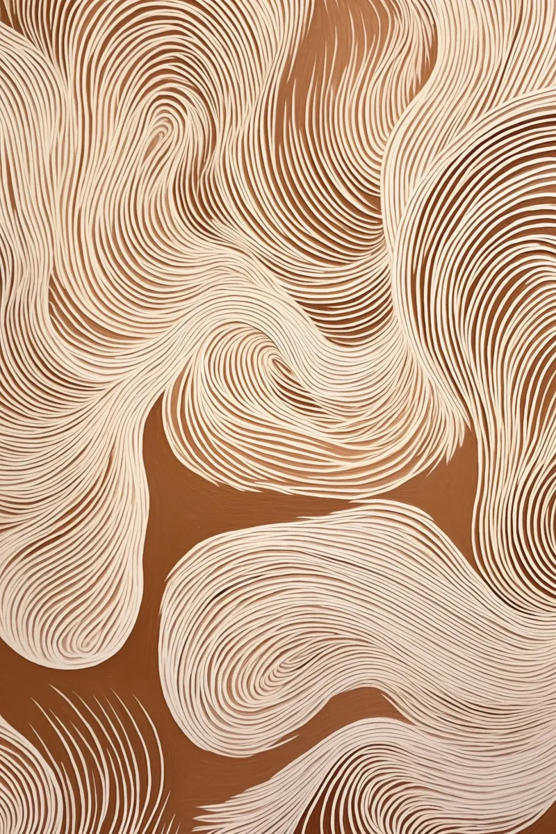 Suoni con linee ondulate poster da Carinaprint