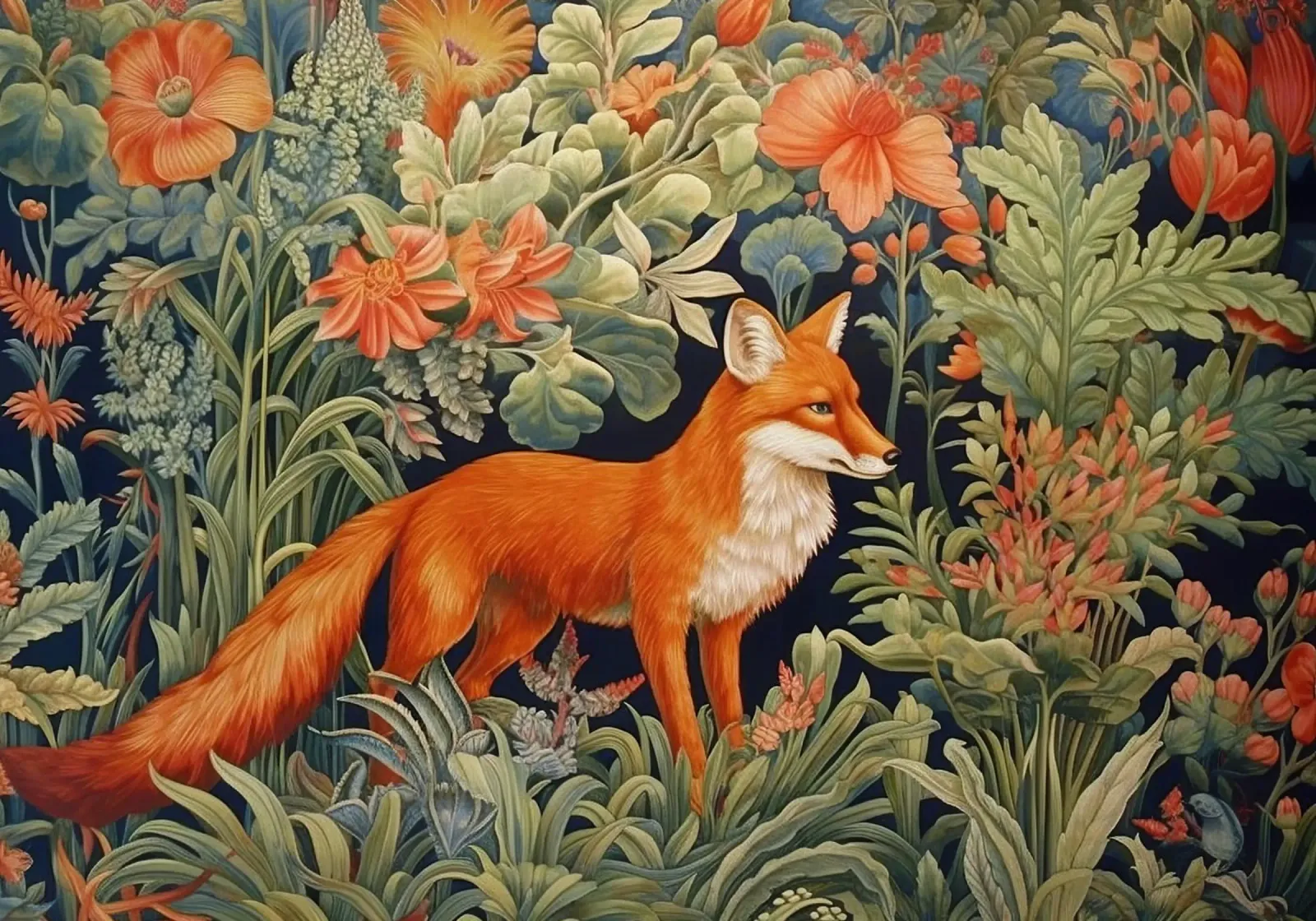 William Morris "Entrelacé avec la nature sauvage" poster de Botanical Art Studio