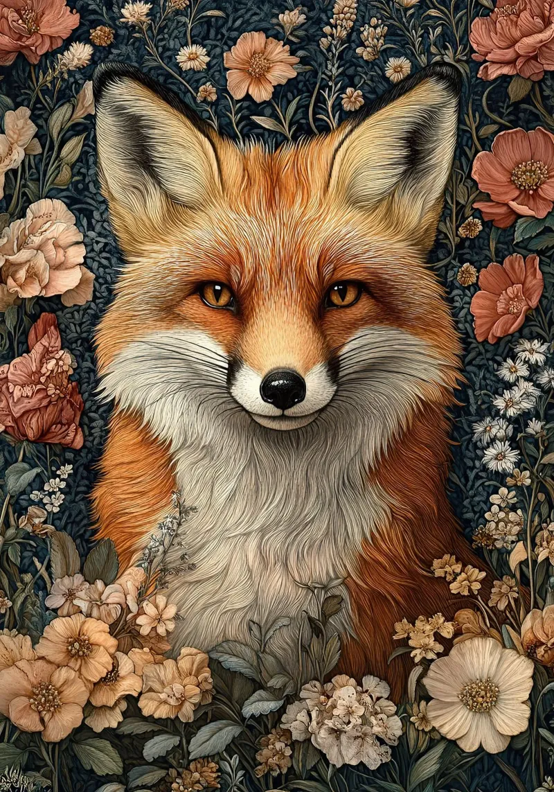 William Morris "Il guardiano della foresta carta hahnemühle da Botanical Art Studio