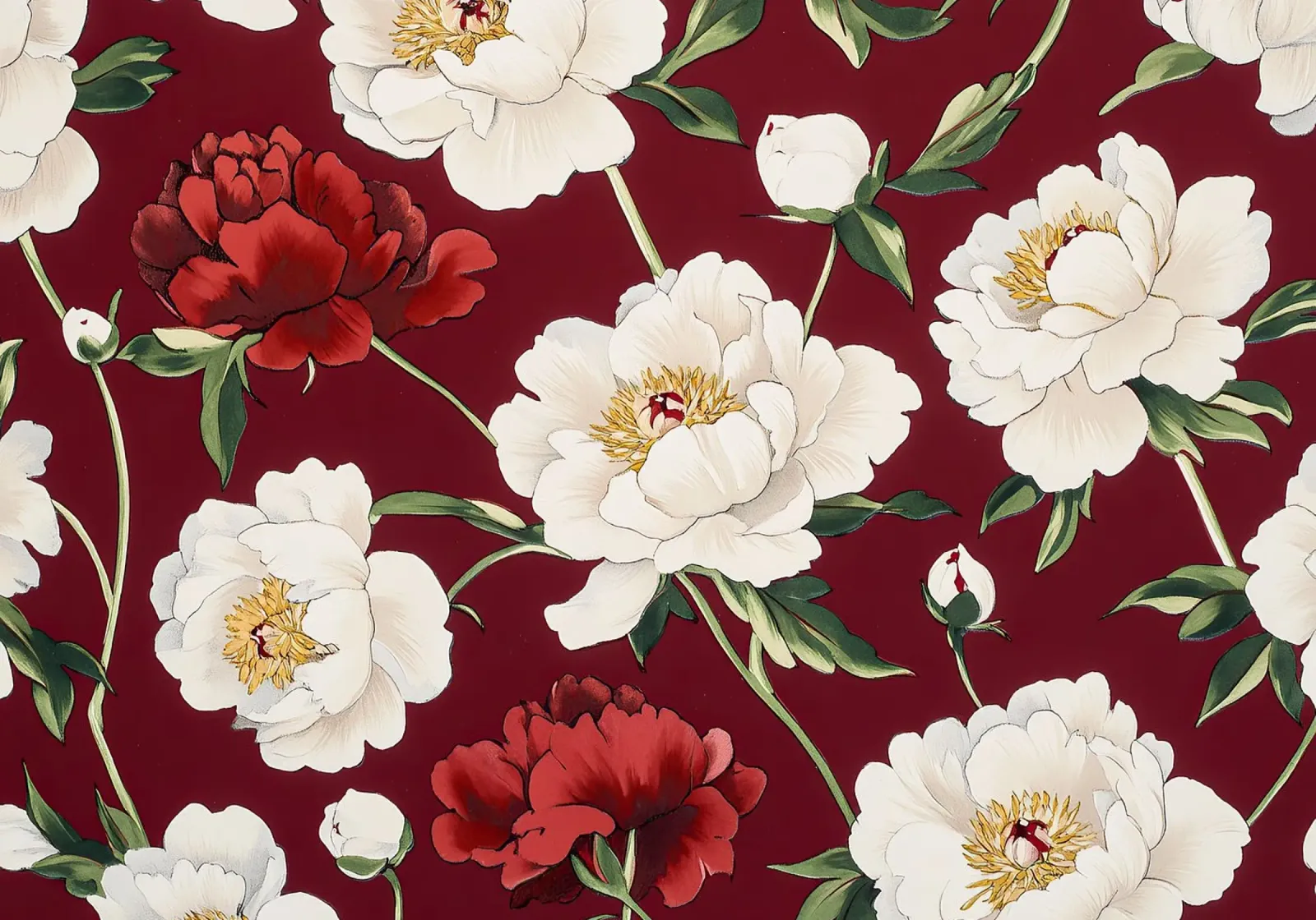 William Morris "Fiori sussurranti in stile Art Nouveau poster con telaio in alluminio da Botanical Art Studio