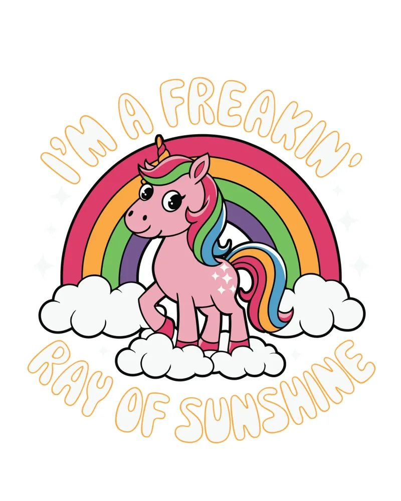I'm a freakin' ray of sunshine pellicola backlit da edsonramosart