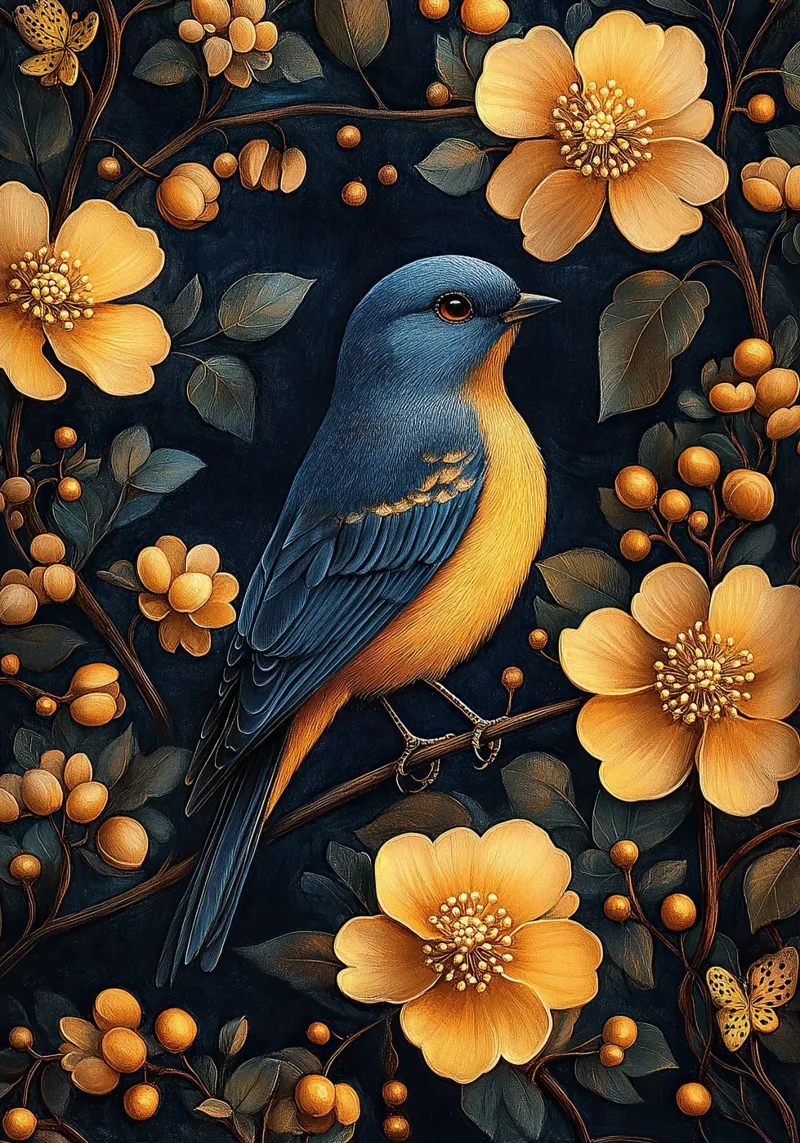William Morris "Poesia su Twitter pannello forex da Botanical Art Studio