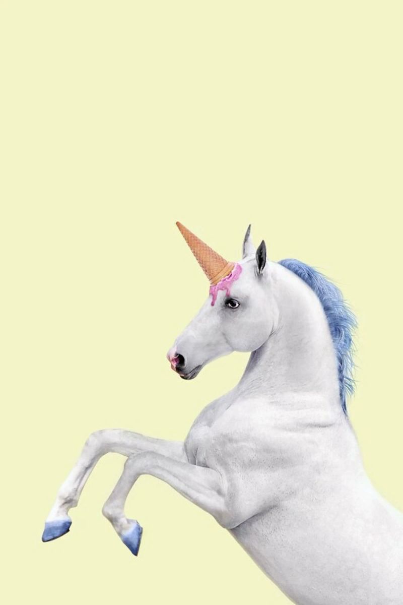 Ice Cream Unicorn Poster von Paul Fuentes Design