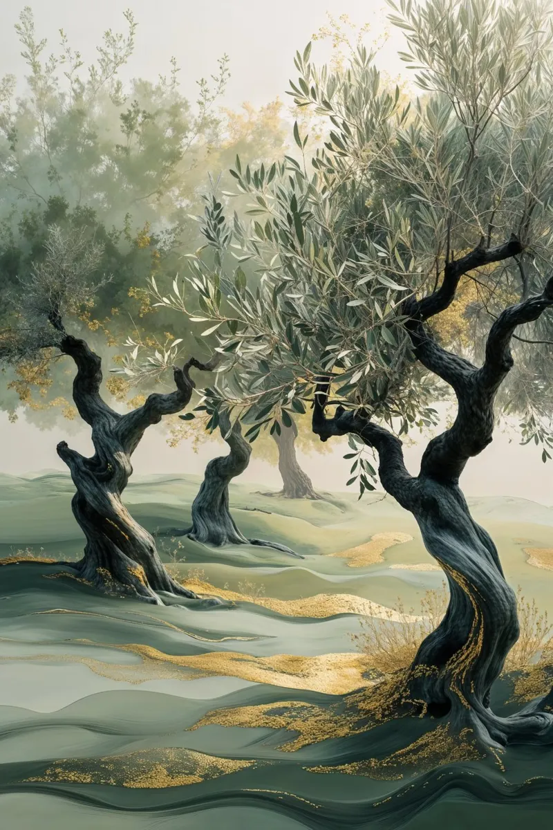 Timeless Olive Grove Elegance carta hahnemühle da AlbertKlee