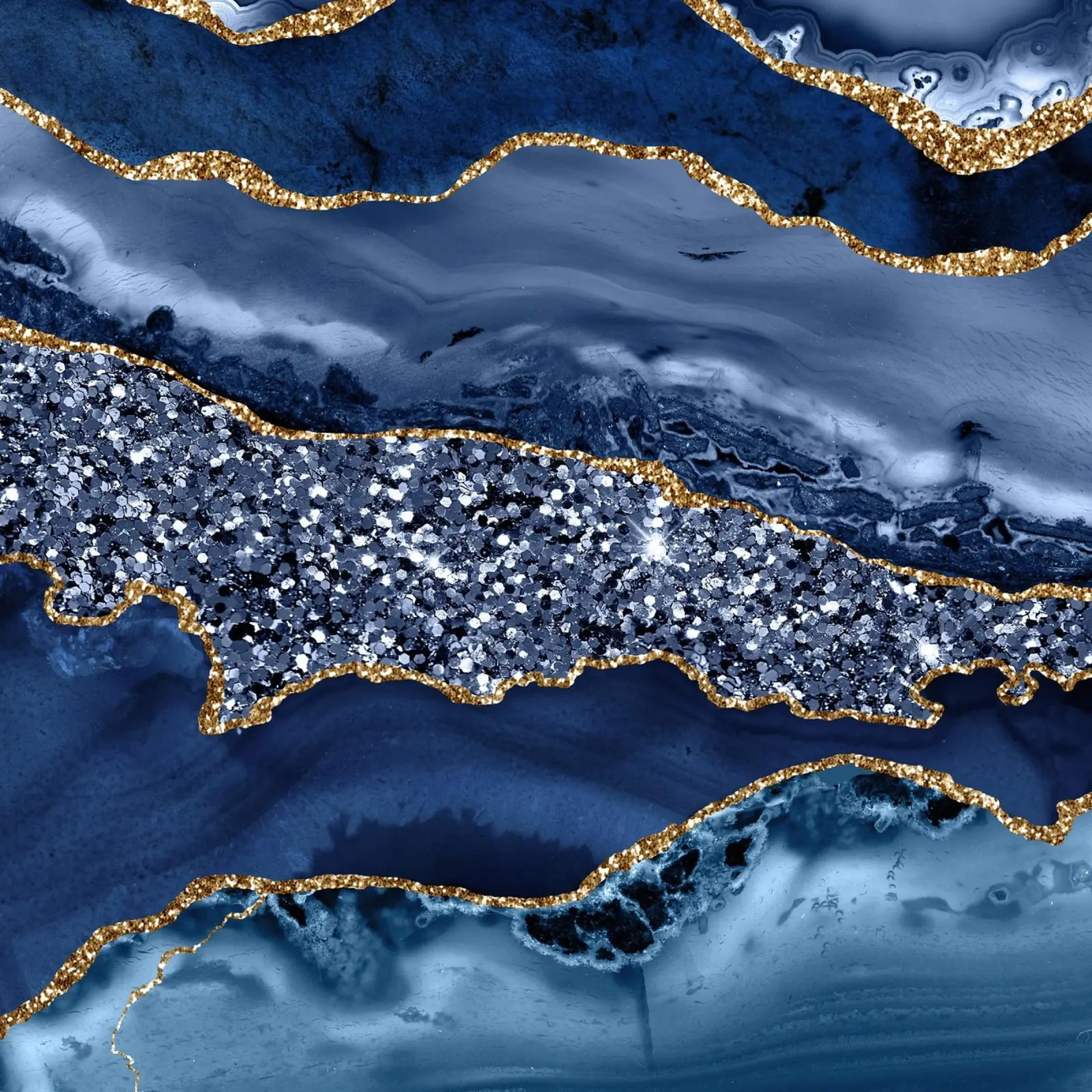 Agata Glitter Ocean Texture 07 pellicola backlit da Gemstone Textures
