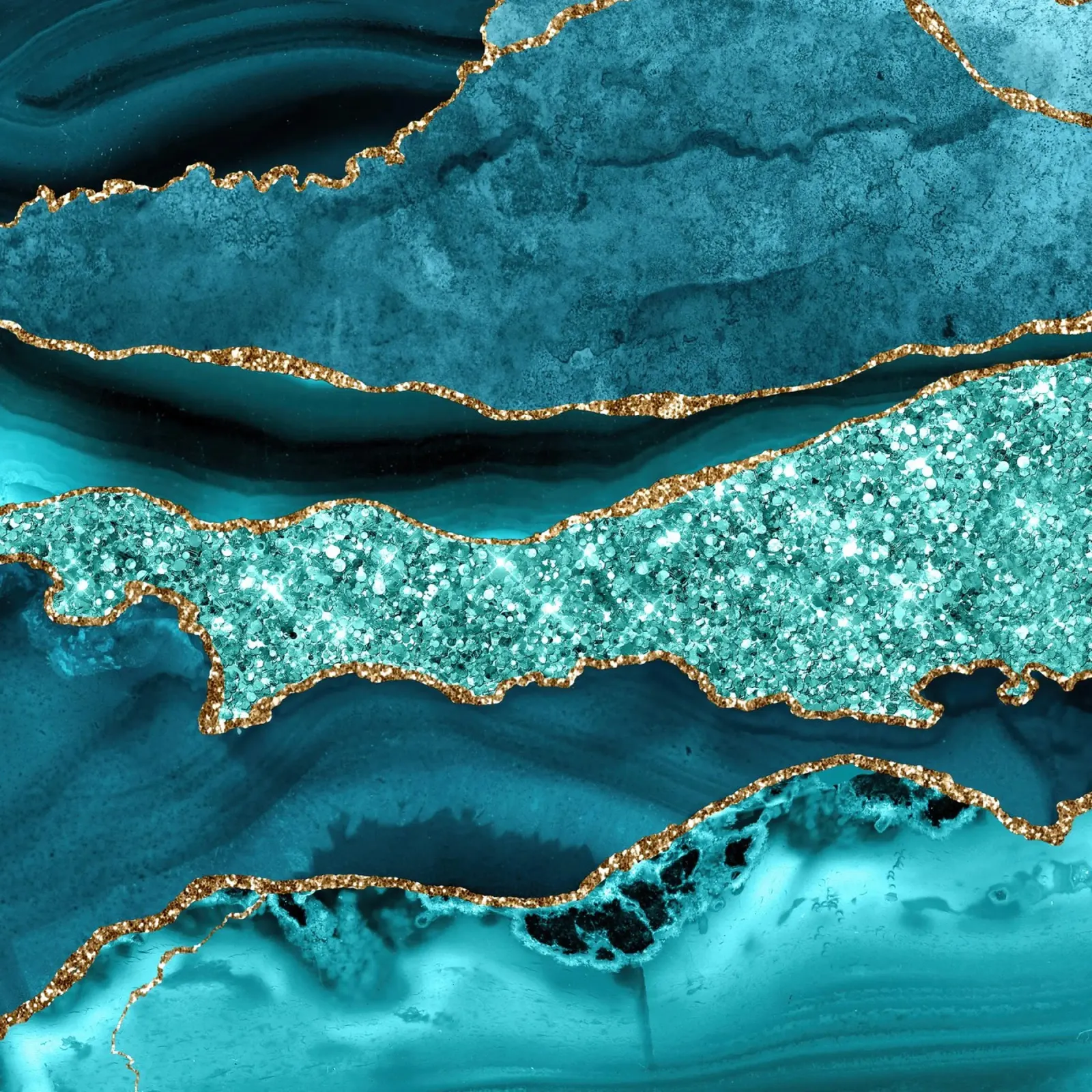 Agata Glitter Ocean Texture 12 pellicola backlit da Gemstone Textures