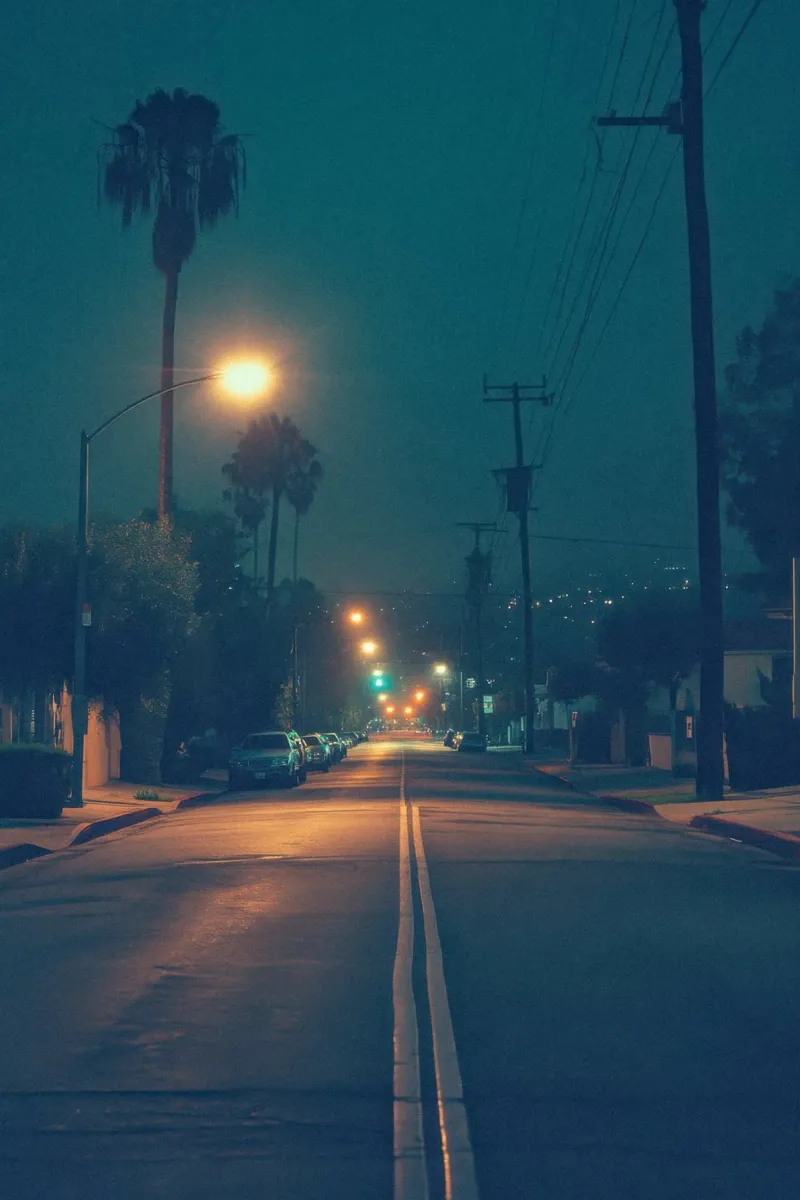 Notti elettriche di Los Angeles pellicola backlit da By Night