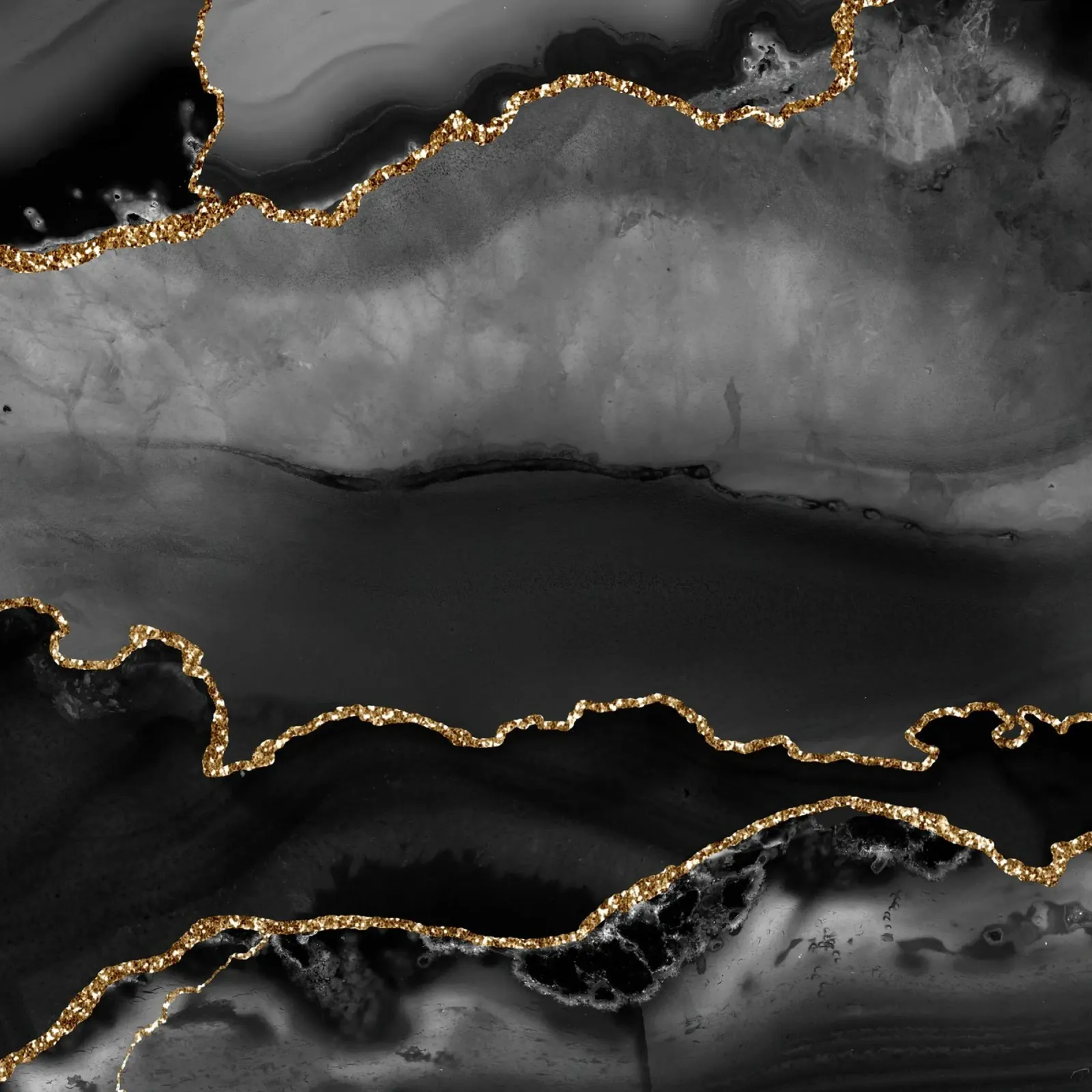 Texture agata nera e oro 02 pellicola backlit da Gemstone Textures