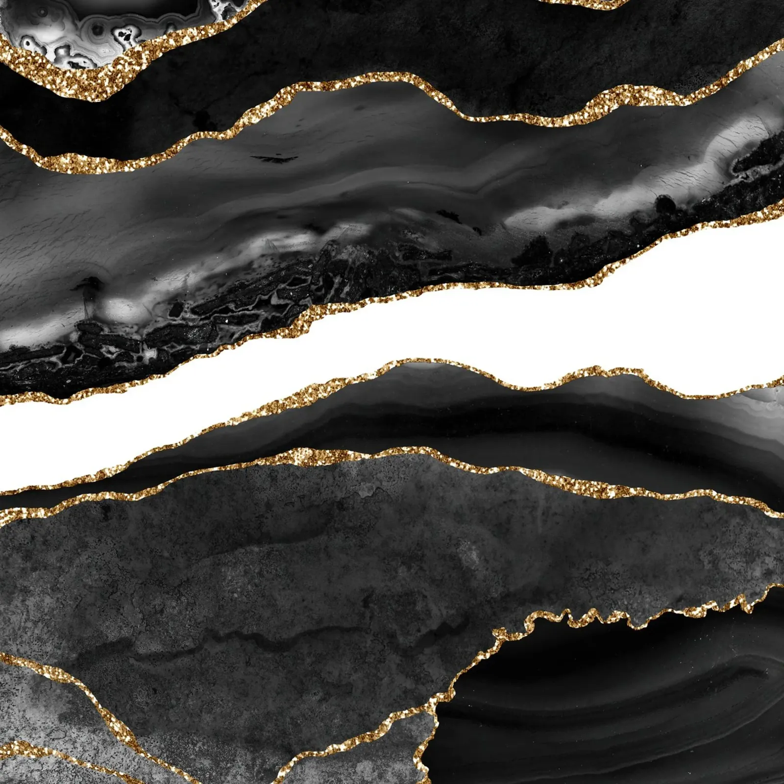 Agata nera e oro Texture 08 pannello forex da Gemstone Textures