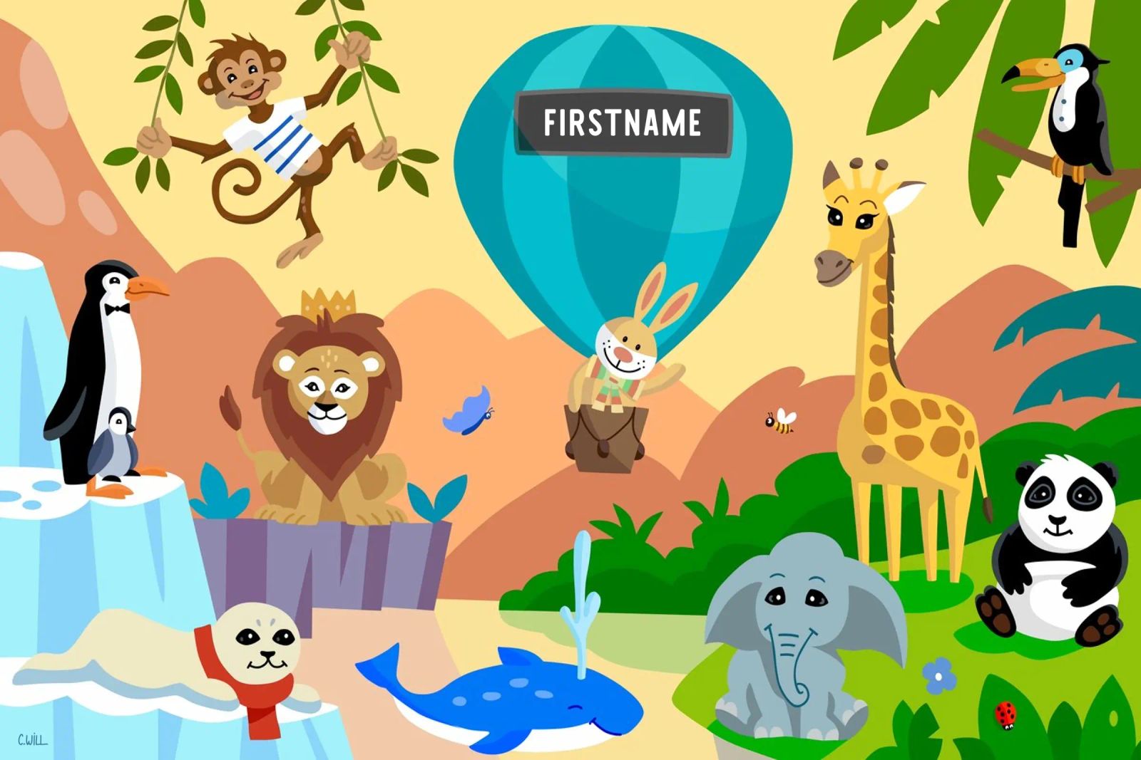 Animals poster by C.WILL
