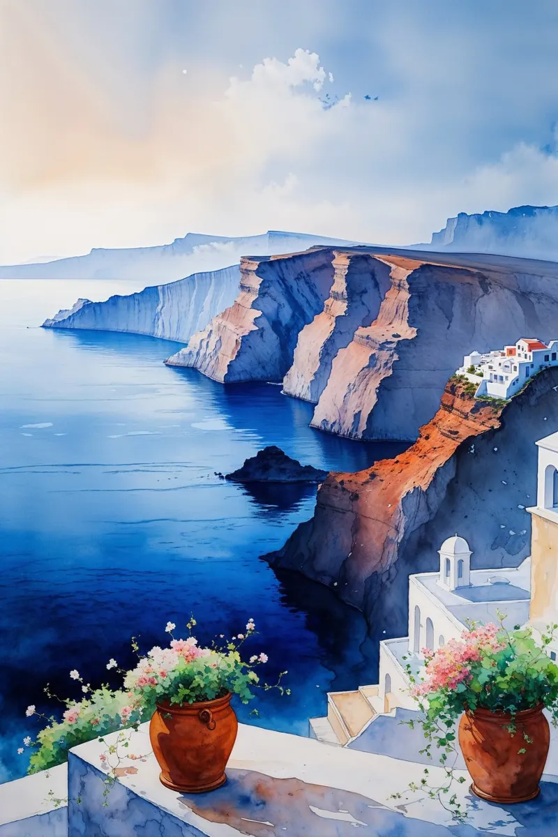 Sunlit Caldera Bliss plexiglass da AlbertKlee