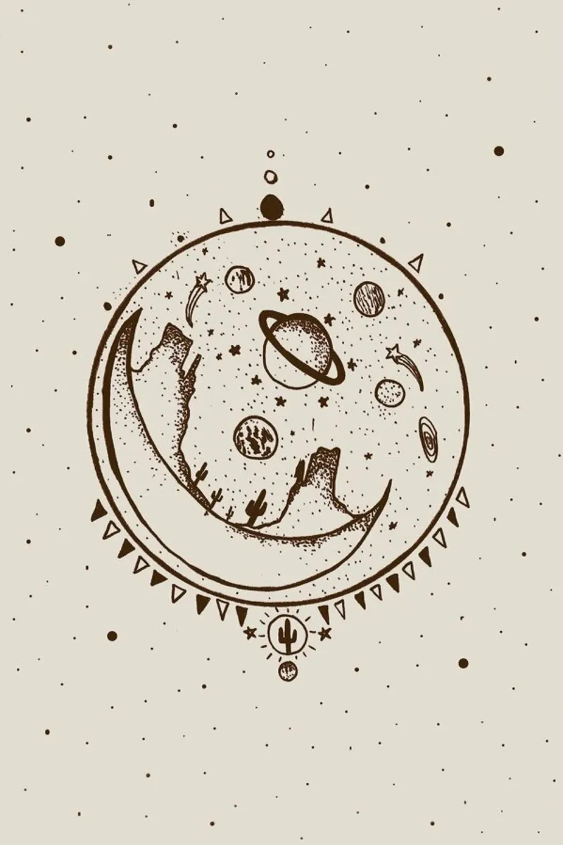 Desert Moon Shelter Hahnemühle von Kris Tate