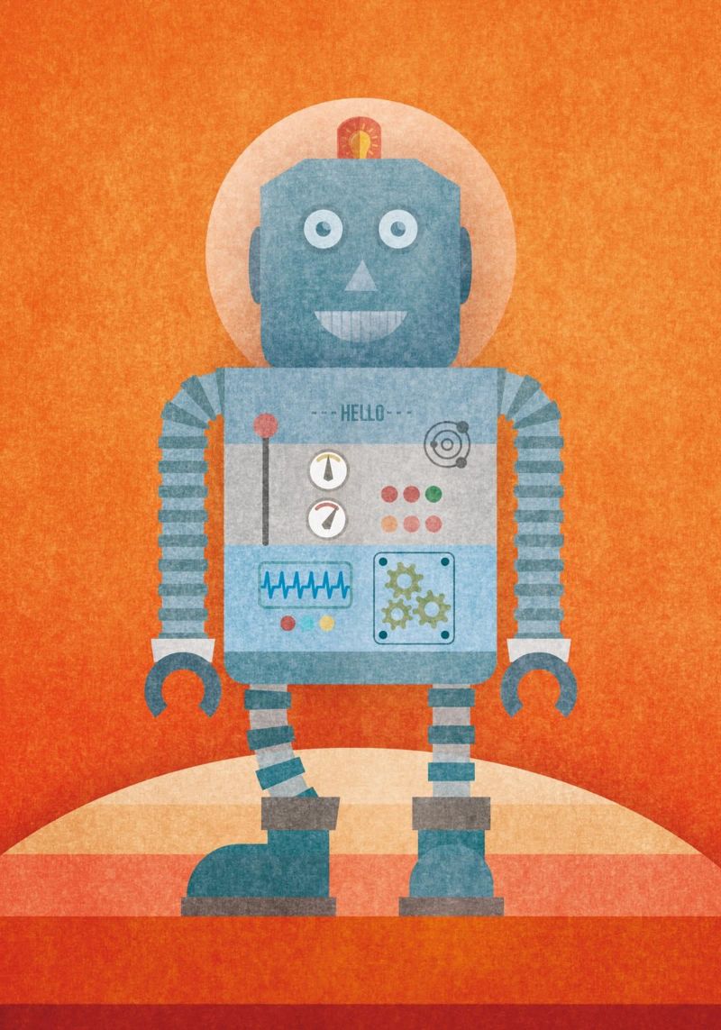 Hello Mr Robot poster da lazydaypaper