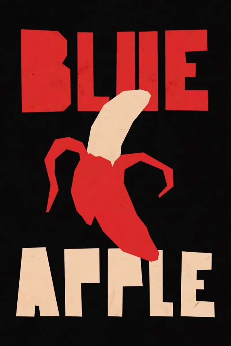 Blue orange poster da Yetiland