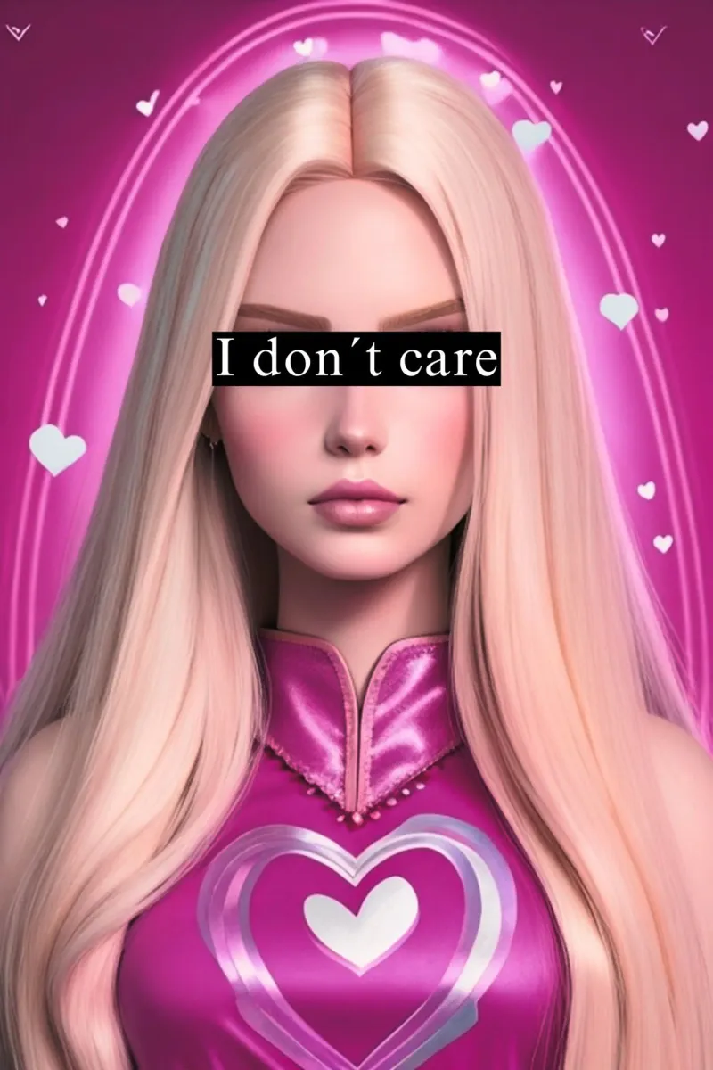 Non mi interessa poster con telaio in plastica da ArtDesign by KBK