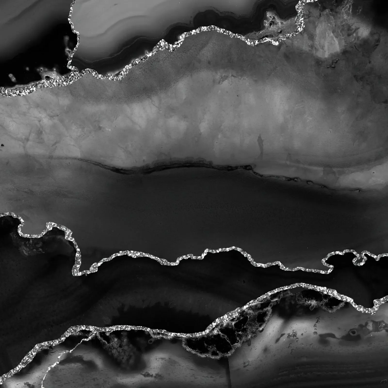 Texture Agate noire et argentée 02 film rétro-éclairé de Gemstone Textures