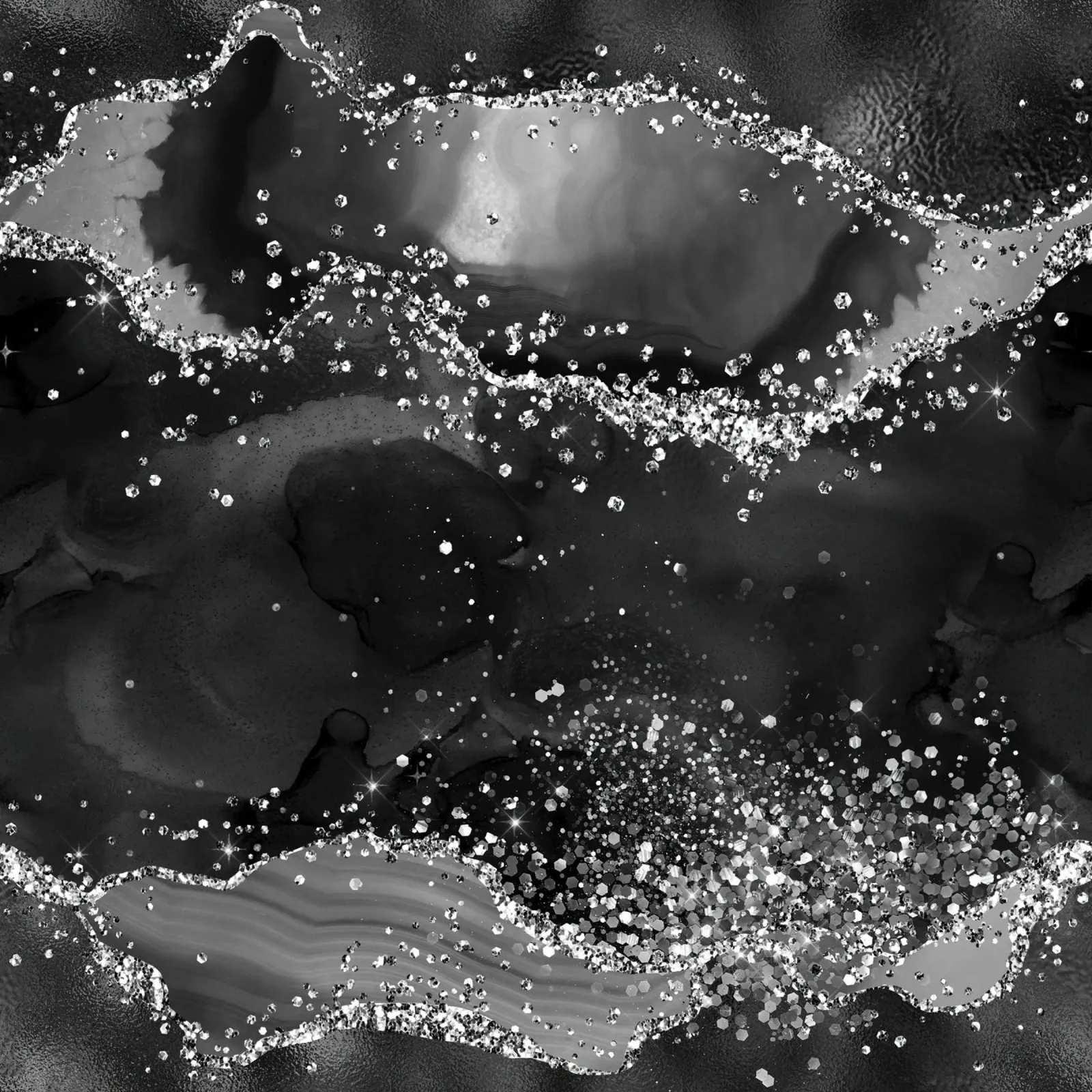 Agata nera glitterata Texture 05 carta hahnemühle da Gemstone Textures