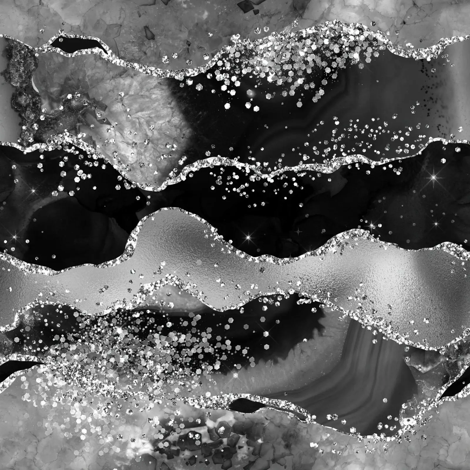 Texture Agata Nera Glitterata 07 pellicola backlit da Gemstone Textures