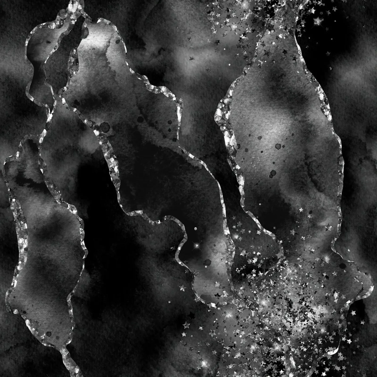 Texture Agata Nera Glitterata 08 pellicola backlit da Gemstone Textures