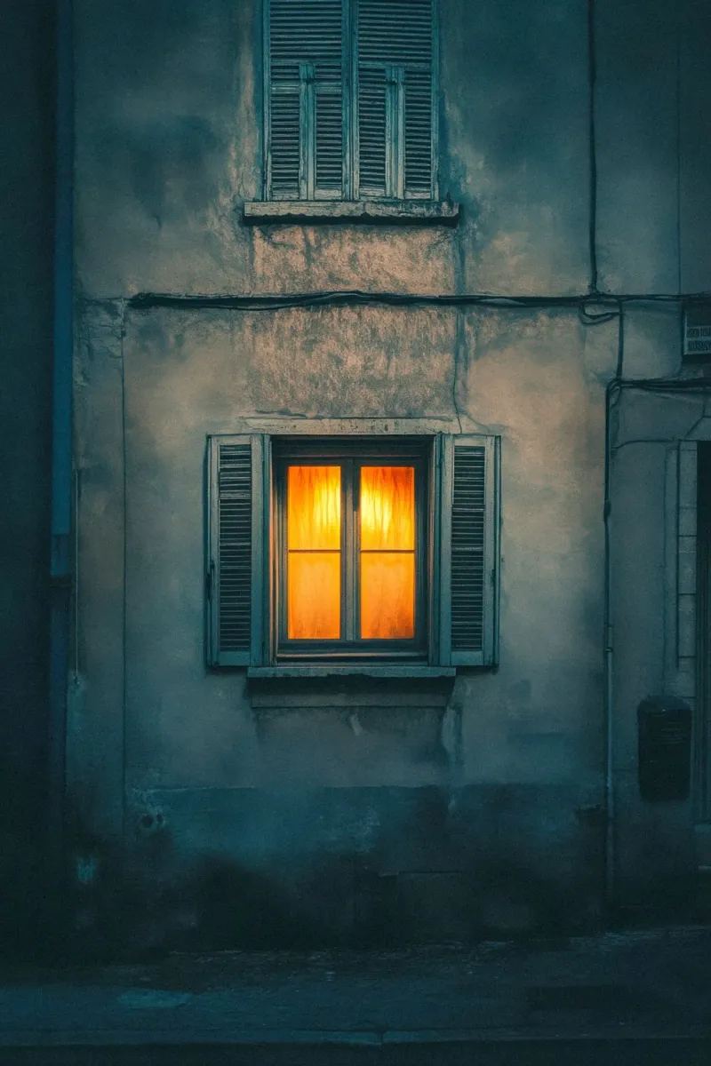 The Illuminated Window of Marseille canvas by By Night
