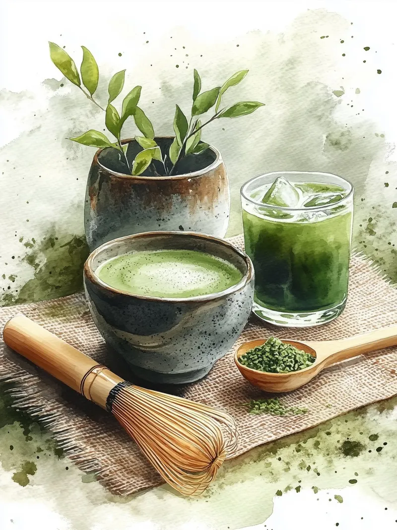 Rituale del tè Matcha alluminio dibond da Spice & Style