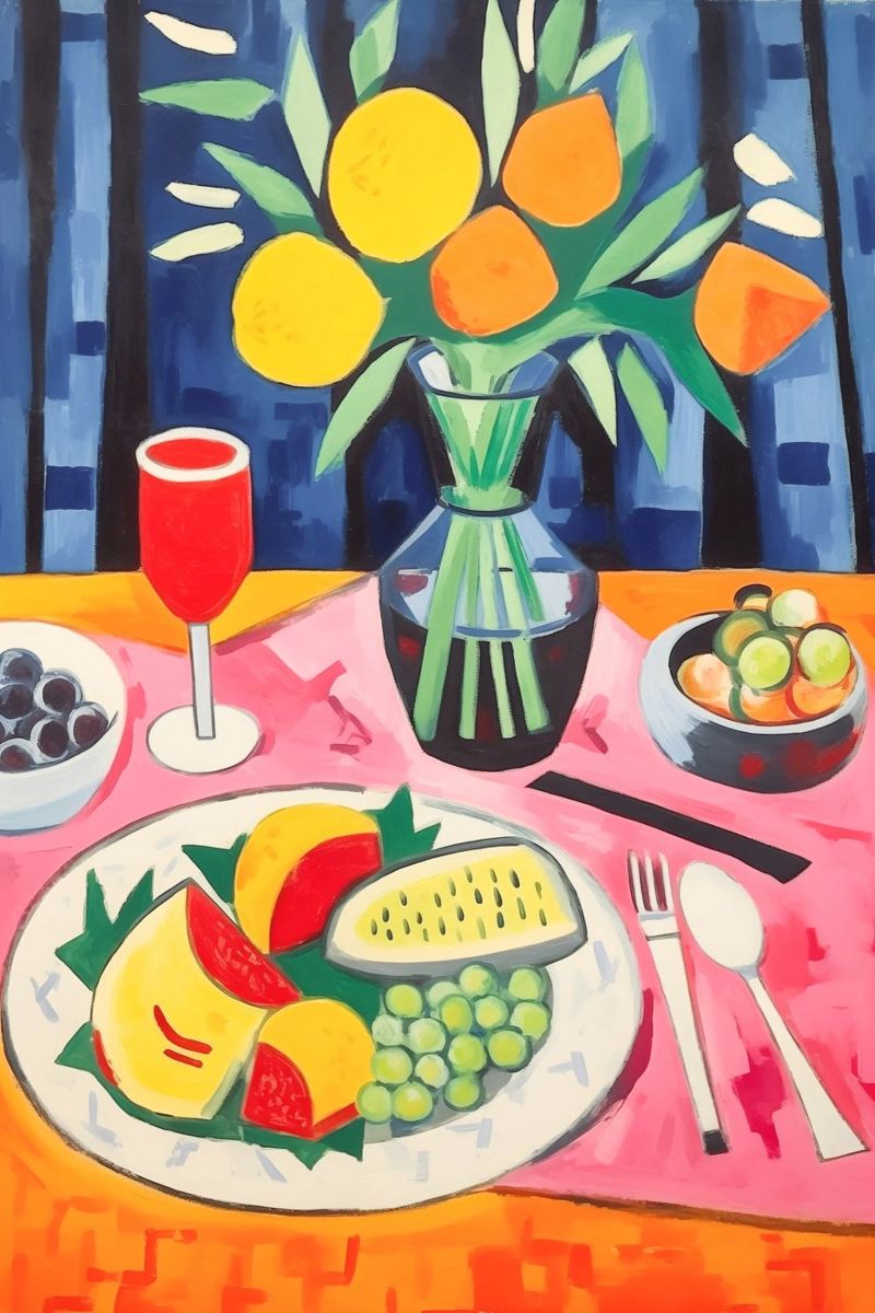 Set table poster by Carinaprint