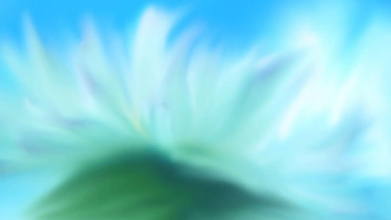 Piccolo fiore bianco su sfondo blu, come un acquerello pellicola backlit da Something for you