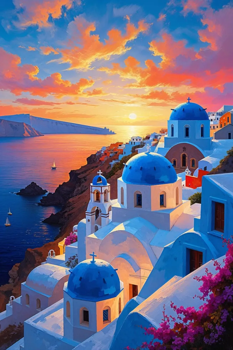 Illuminated Domes at Dusk plexiglass da AlbertKlee