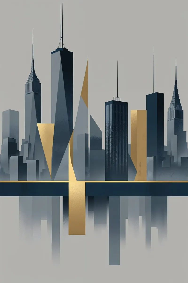 Reflections of Manhattan: A Modern Perspective poster da AlbertKlee