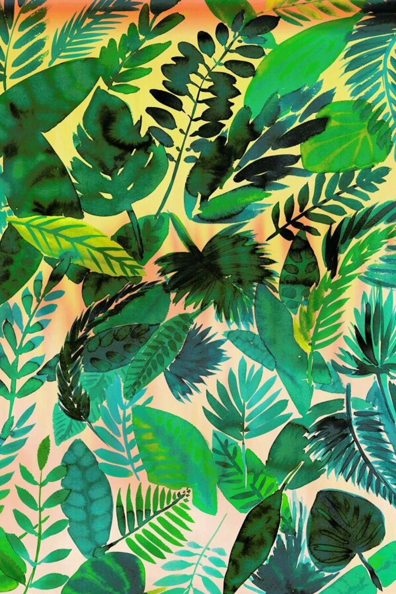 Jungle Leaf poster by Amy Sia