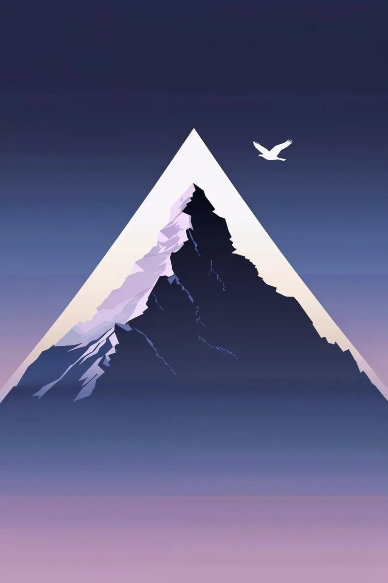 K2 in Triangular Reflection poster de AlbertKlee