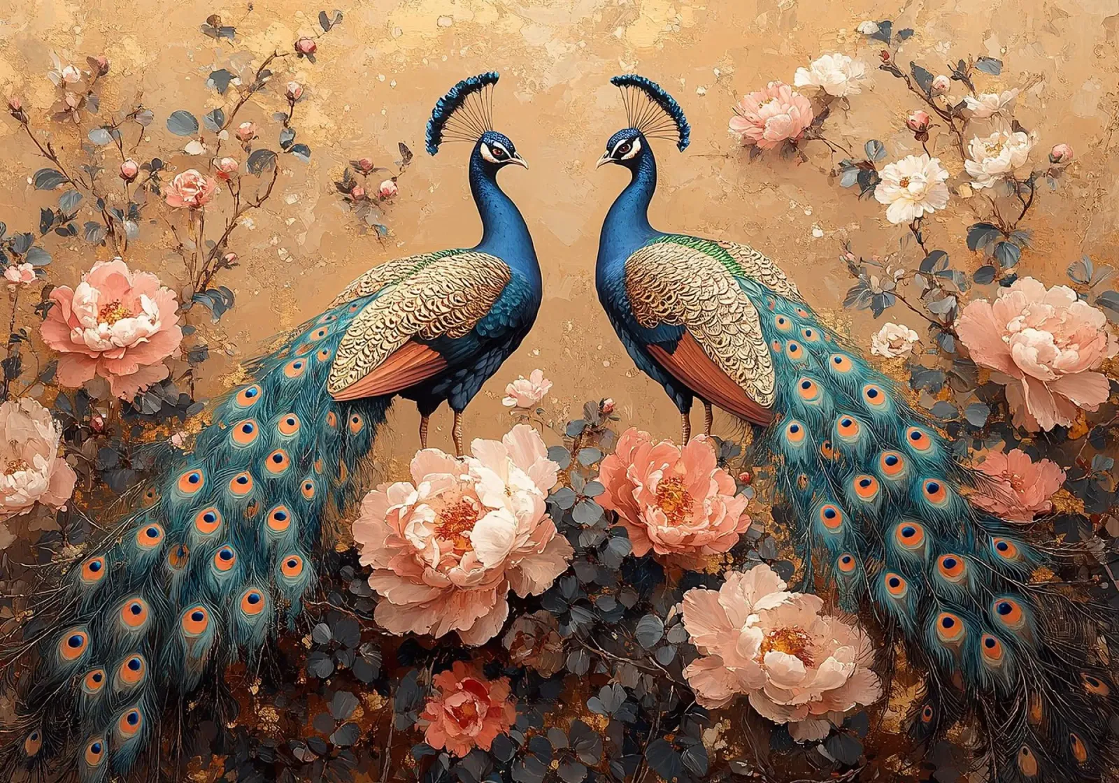William Morris Pfau poster with plastic frame by Botanical Art Studio