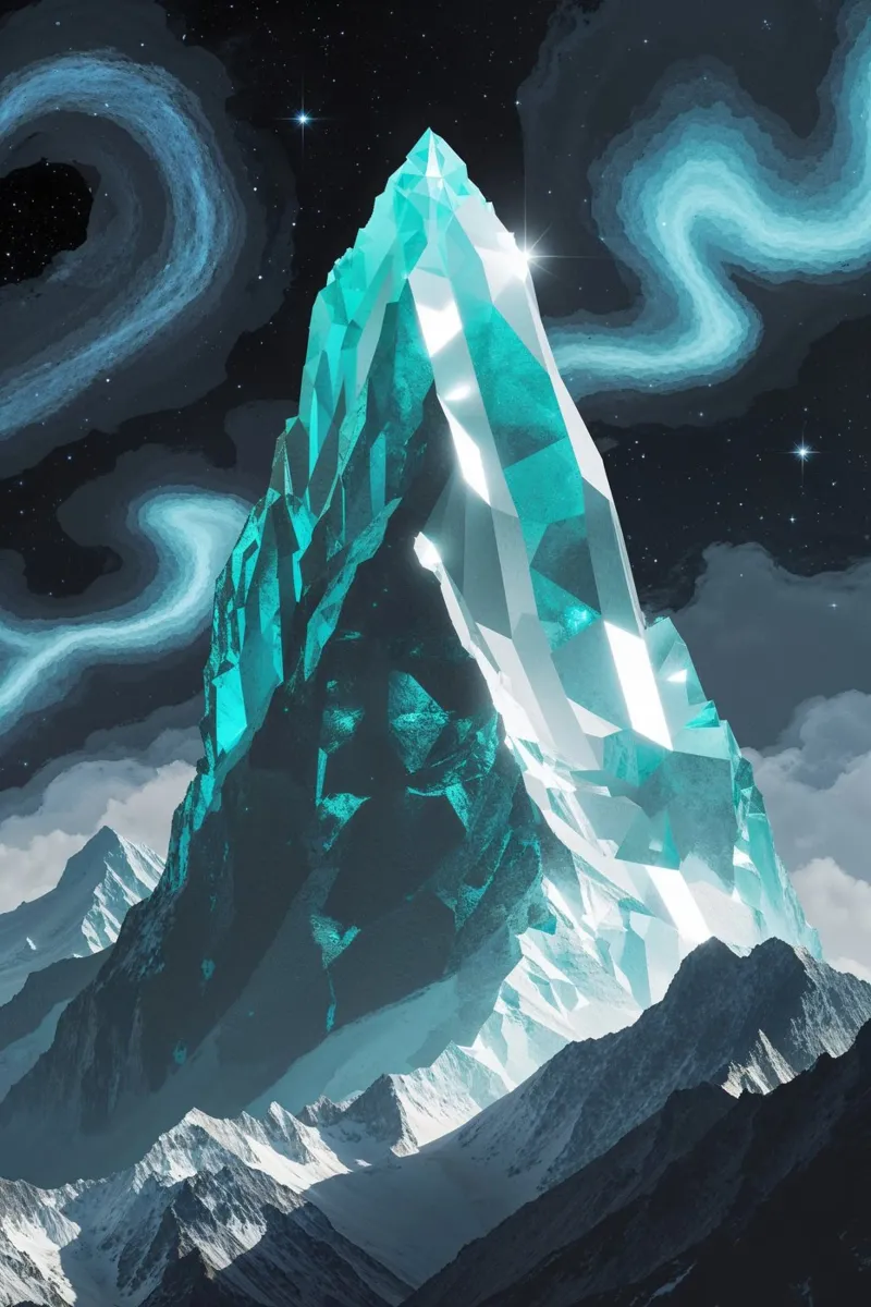Aurora Shards on K2 alluminio dibond da AlbertKlee