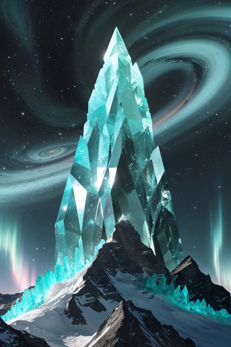 K2 as a Crystalline Structure poster da AlbertKlee