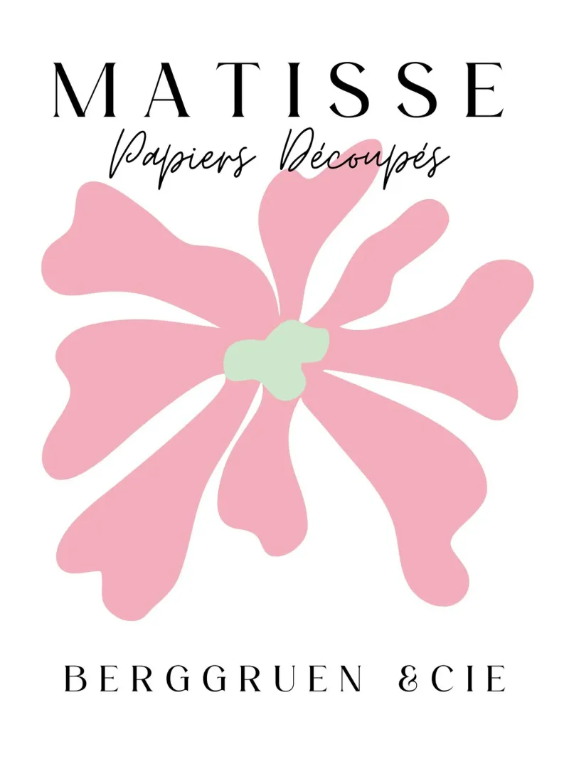 Matisse Papiers poster con telaio in legno da ramosashop