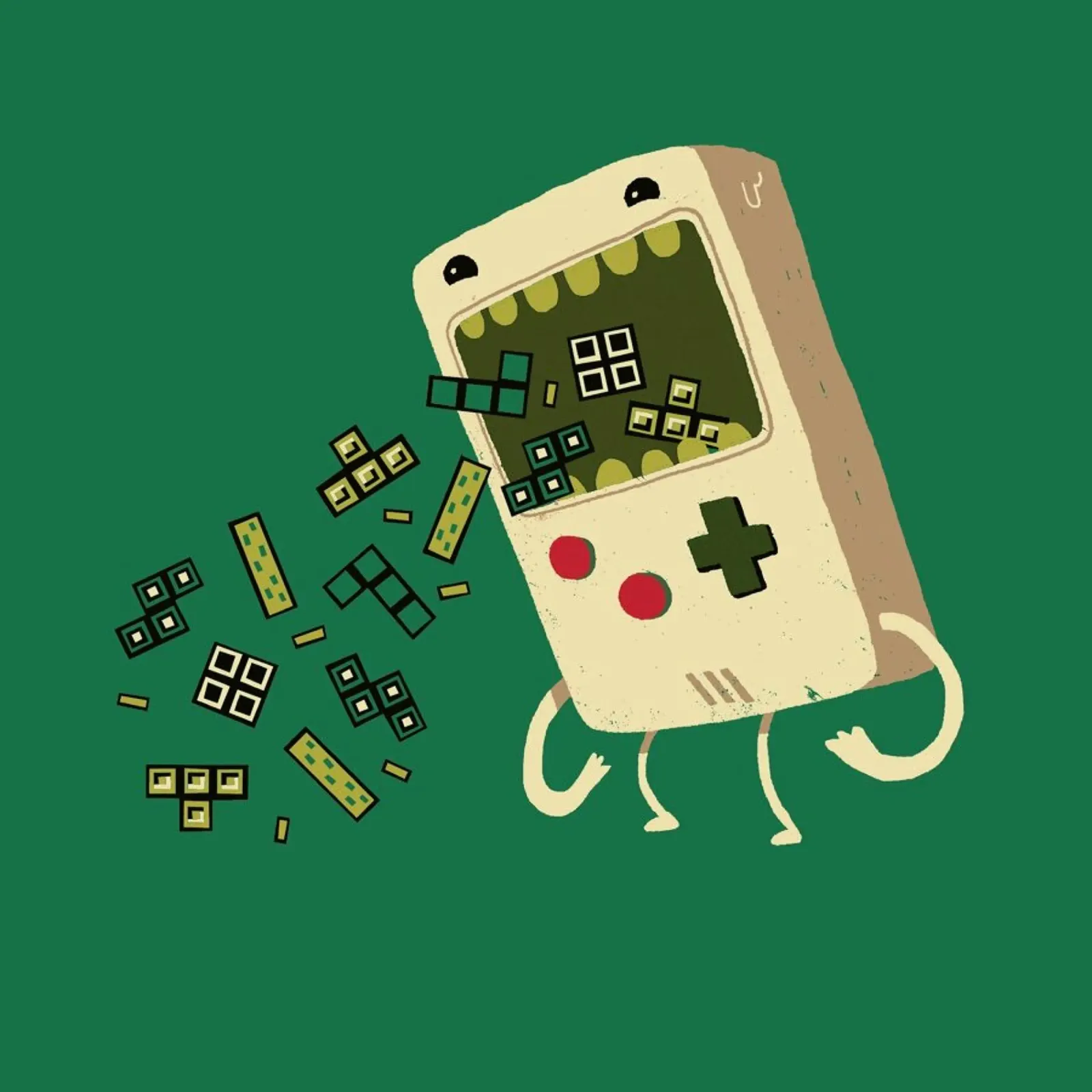 Pixel Puke pellicola backlit da DinoMike