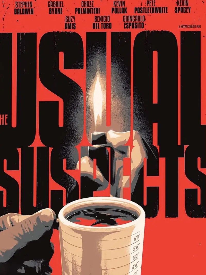 The Usual Suspects poster da Attaboy Dsgn