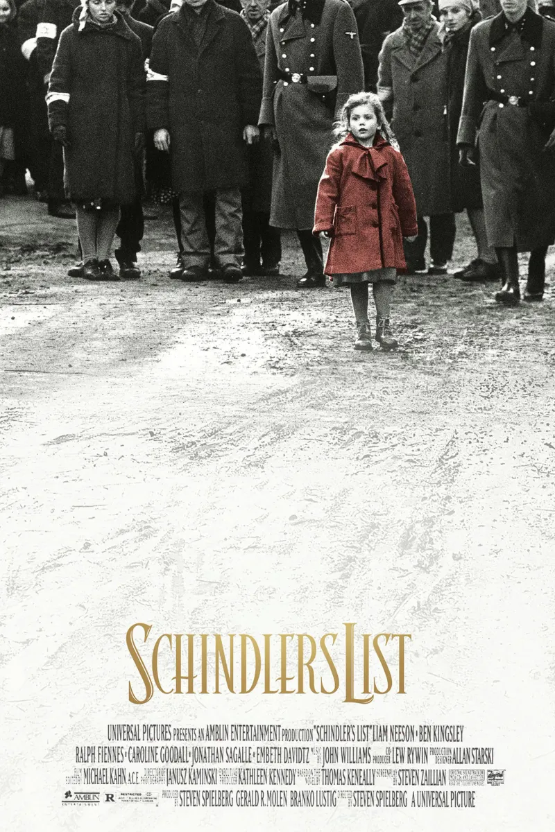 Schindler’s List poster da Attaboy Dsgn