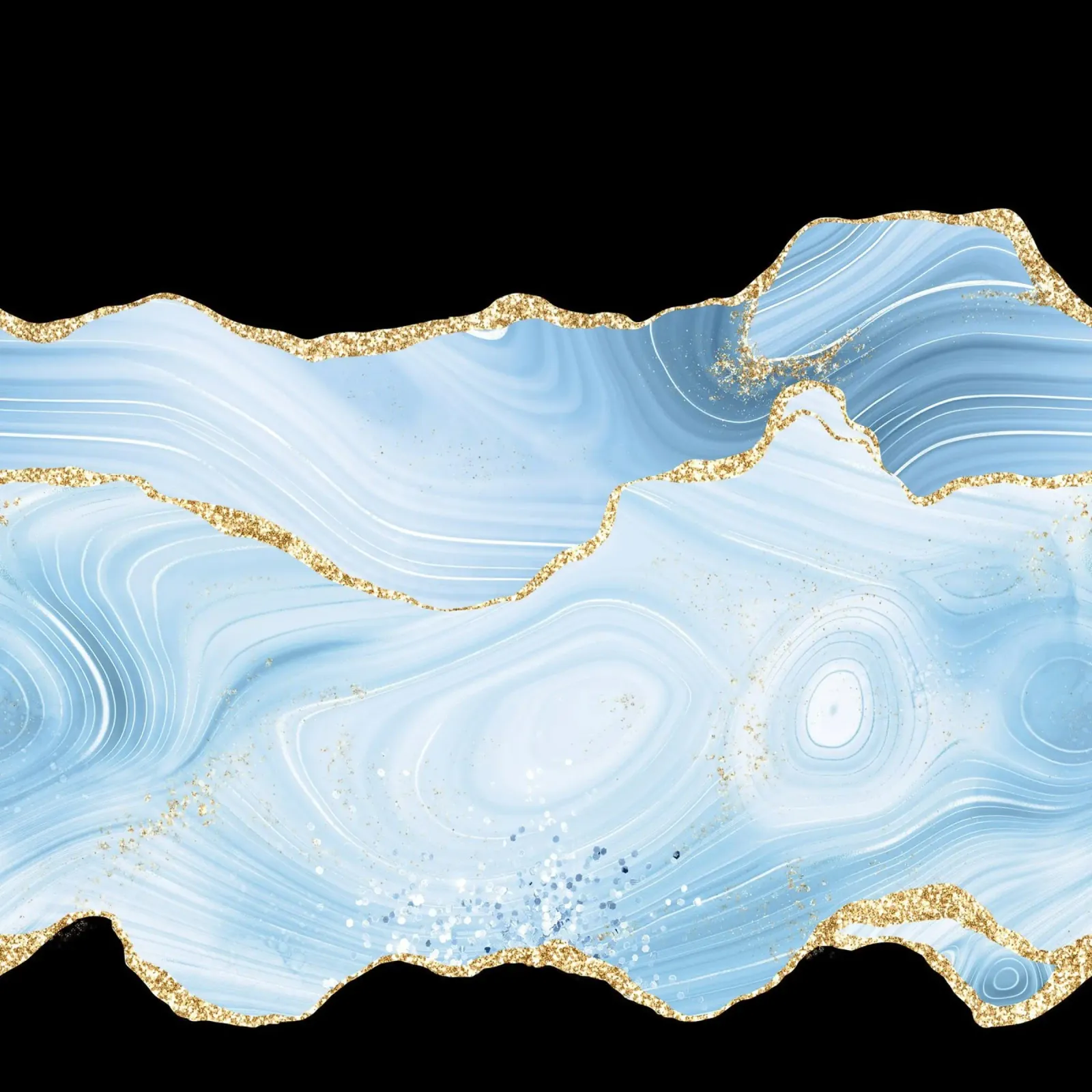 Texture agata glitterata blu e oro 04 pellicola backlit da Gemstone Textures