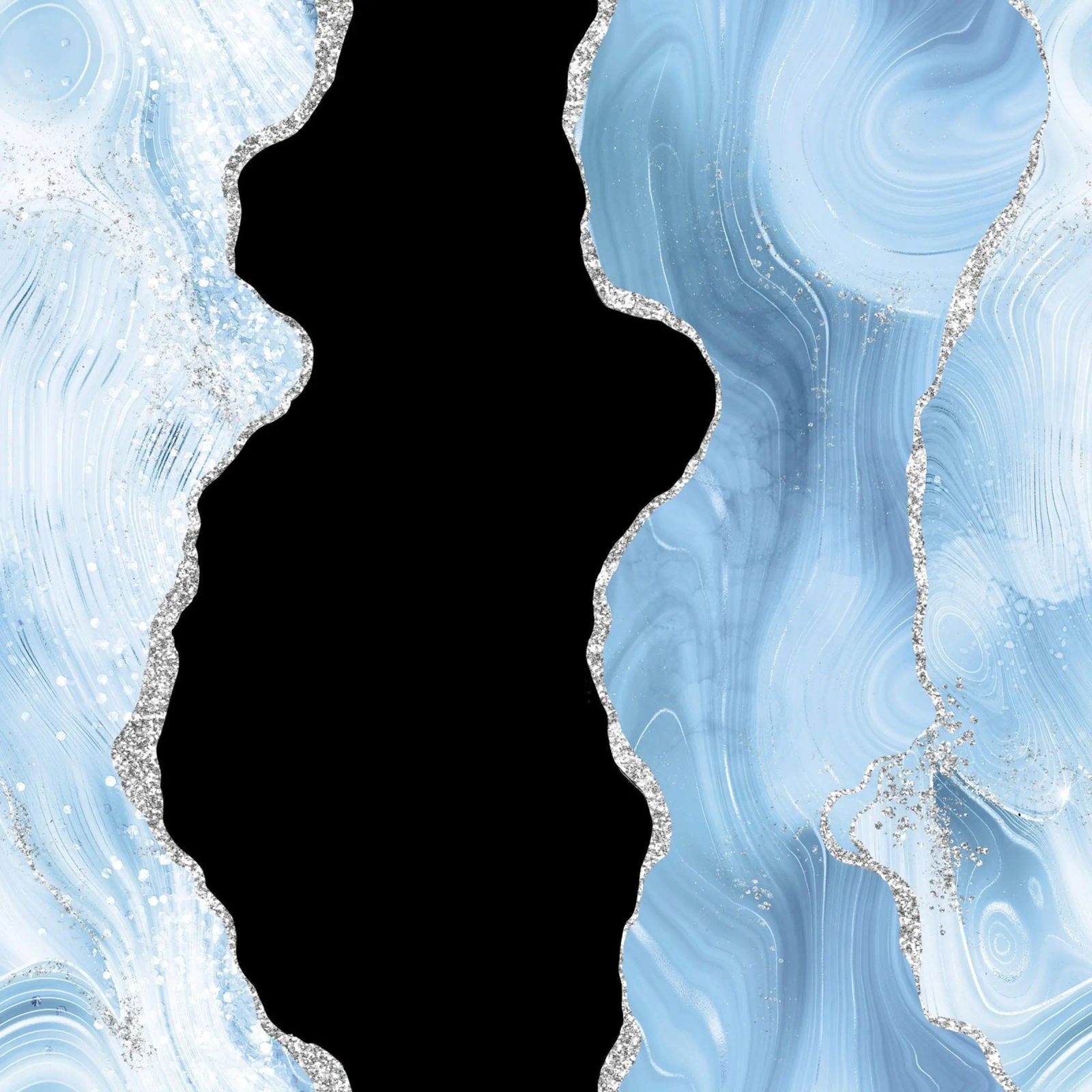 Texture glitterata Agata blu e argento 02 pellicola backlit da Gemstone Textures