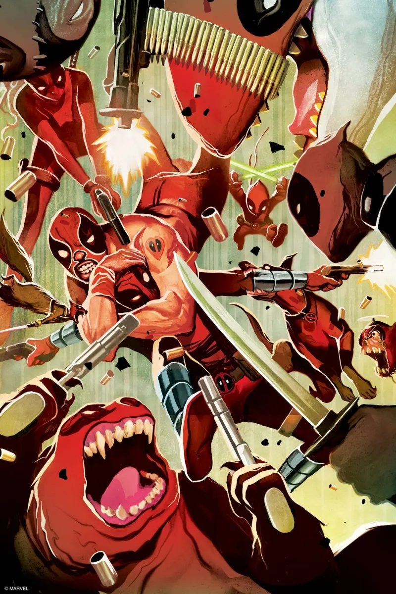 Deadpool – Pures Chaos carta hahnemühle da MARVEL Designs by JUNIQE