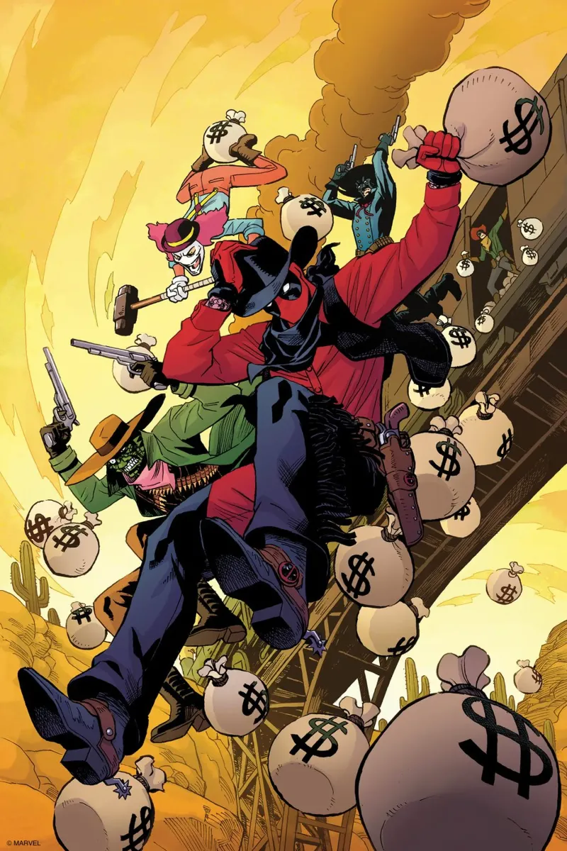 Deadpool – Wild West carta hahnemühle da MARVEL Designs by JUNIQE